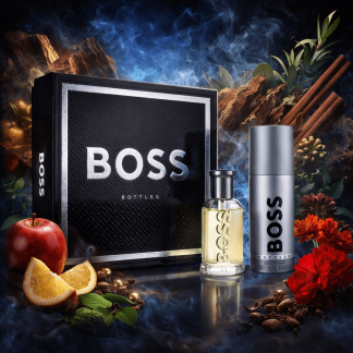 Hugo Boss – BOSS Bottled Gift Set for Men, Perfume 150 ml + Deodorant | Elegant Luxury Set