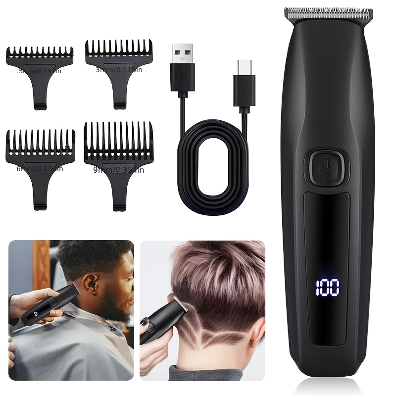 Professional Cordless Hair Clipper, Rechargeable Hair Trimmer with 4 Guide Combs, Long-Lasting Battery for Precision Haircuts, Travel Grooming Kit for Men and Women, Perfect Christmas Gift for Family - Image 7