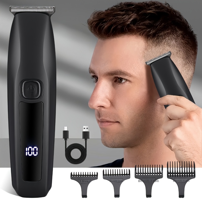 Professional Cordless Hair Clipper, Rechargeable Hair Trimmer with 4 Guide Combs, Long-Lasting Battery for Precision Haircuts, Travel Grooming Kit for Men and Women, Perfect Christmas Gift for Family - Image 6