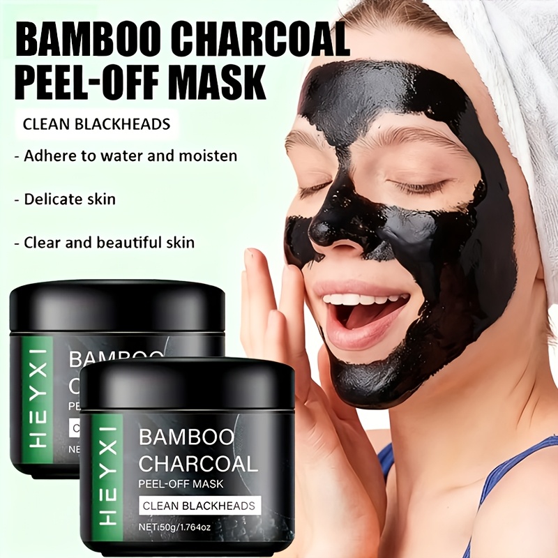Bamboo Charcoal Mask, Cleanses Skin, Refreshes and Controls Oil, Provides Hydration Without Tightness, Easy to Use, Leaves Skin Cleaner, Hypoallergenic and Non-irritating Formula with Natural Ingredients, Suitable for All Skin Types - Image 4