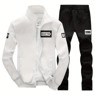 Men's Casual Suit Spring/Autumn Style Comfortable Versatile Set Jacket Pants