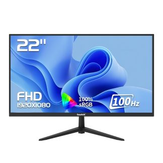 22-inch Gawfolk IPS Direct-View Gaming Monitor 100Hz Refresh Rate Full HD 1080P Computer Display Borderless IPS Direct-View Computer Monitor Supports FreeSync and Eye Protection Technology Compatible with VESA Wall Mount Bracket