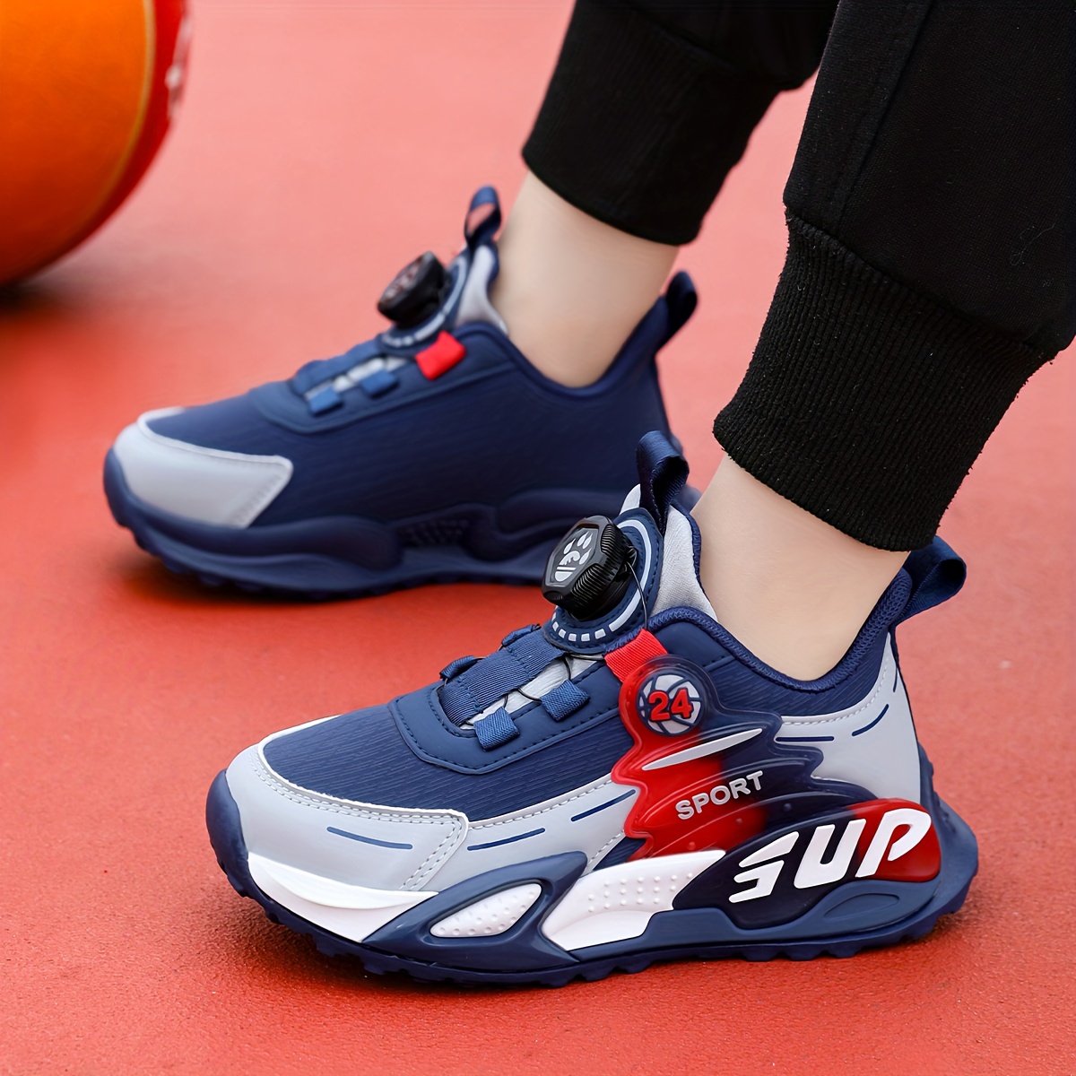 Boys' Sneakers 2025 Autumn/Winter New Arrival, Children's Shoes for Middle and Older Boys, Elementary School Students' Shoes, Boys' Running Shoes, Lightweight - Image 3