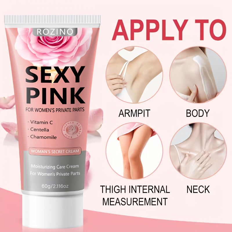 2pcs Women's Rose Intimate Cream, for Dry, Dull, Itchy, and Odorous Intimate Areas, Deeply Moisturizes, Hydrates, Firms & Softens Delicate Skin, Gentle and Non-irritating, Brightens Skin, Revitalizes, for a More Radiant Glow, Improves Dryness - Image 9
