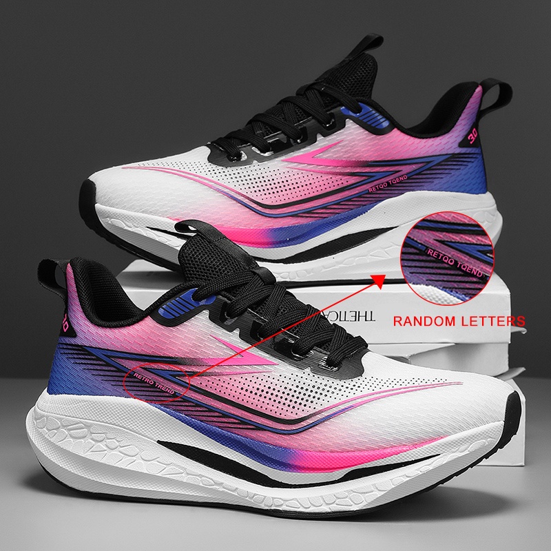 Sneakers, An Impressive Classic Ultra-light, Breathable Outdoor Hiking and Trail-running Shoe for Couples, Blending Casual Style with Versatility, Fashion, and Comfort-ideal for Road Running. Letters on the Upper Are Randomly Matched.