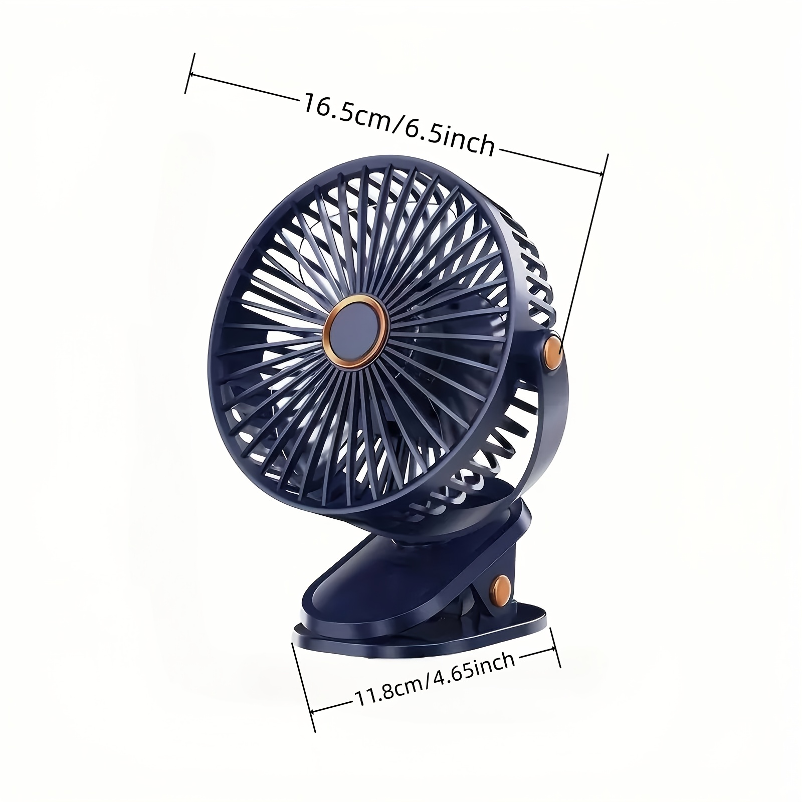 Summer USB Charging Portable Fan, Can Be Clipped, Stood, Or Hung, 4 Colors Optional, 5 Wind Speed Levels Adjustable, Multi-Angle Adjustable, Comfortable Cooling, Detachable And Washable, Suitable for Home, Office, Outdoor, Dormitory, Gift Giving - Image 3