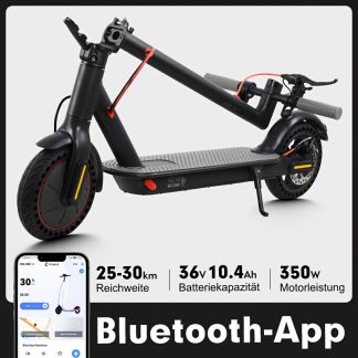 Mankeel 350W Scooter for Adults & Teens - 26-Mile Range, 20KM/H Speed, Foldable Heavy-Duty Ride with 3 Speed Modes, Cruise Control, Dual Braking System, 119.75kg Capacity, 21.59cm All-Terrain Tires