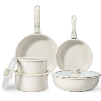 GiPP Topf Set - 11pcs Non Stick Pots And Pans Set, Cookware Set With Detachable Handle, Induction Kitchen Set Removable Handle, RV Cookware Set, Oven Safe