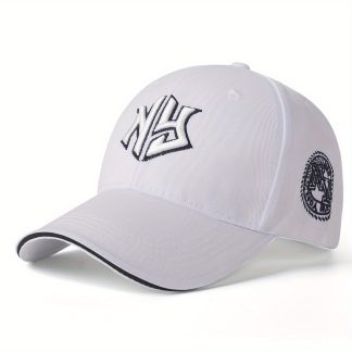 1pc Men's and Women's Baseball Cap with Embroidered Letters, Suitable for Outdoor Fishing, Travel, And Shopping, Featuring a Function
