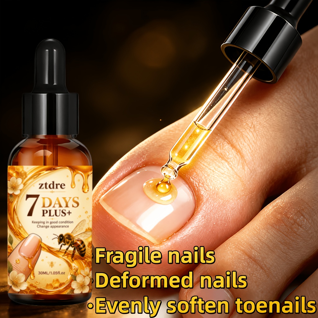 Super Strength 95% Bee Venom Intensive Toenail Liquid, Infused with Bee Venom and Ginger Extract, Provides 24-hour Continuous Care, Specially Designed for Thickened, Unevenly Colored, and Damaged Nails - Image 4