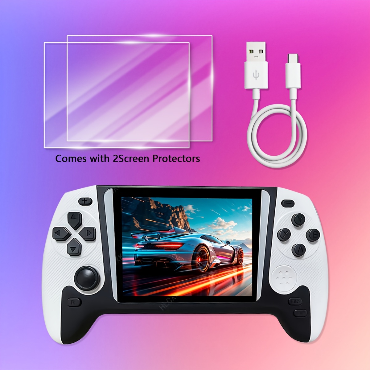 New Retro Handheld Game Console, 3.5-inch IPS Full-angle High-definition Screen, Durable Structure, Compact Device, Long Battery Life, Essential for Nostalgia Enthusiasts, New Year, Birthday, Valentine's Day and Christmas Gifts