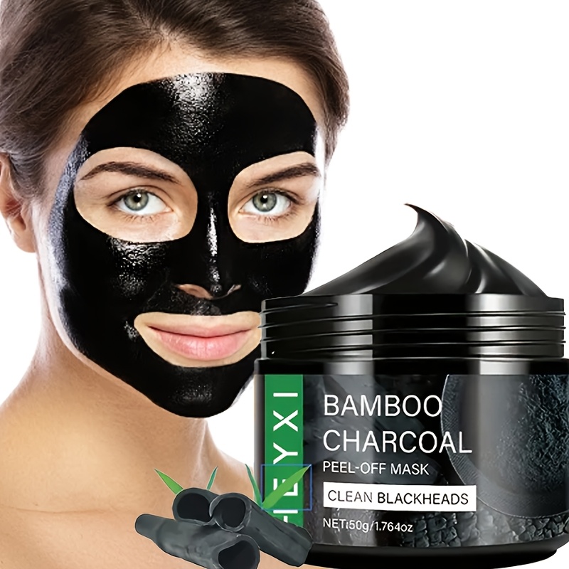 Bamboo Charcoal Mask, Cleanses Skin, Refreshes and Controls Oil, Provides Hydration Without Tightness, Easy to Use, Leaves Skin Cleaner, Hypoallergenic and Non-irritating Formula with Natural Ingredients, Suitable for All Skin Types - Image 7
