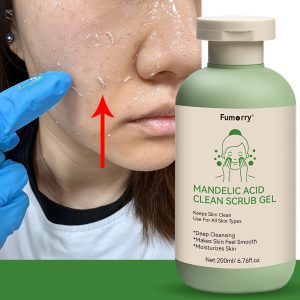 1 Piece - Salicylic Acid Cleansing Scrub Gel with Aloe, Rose, and Chamomile, for Deep Skin Cleansing and Hydration. Suitable for All Skin Types, for Both Men and Women