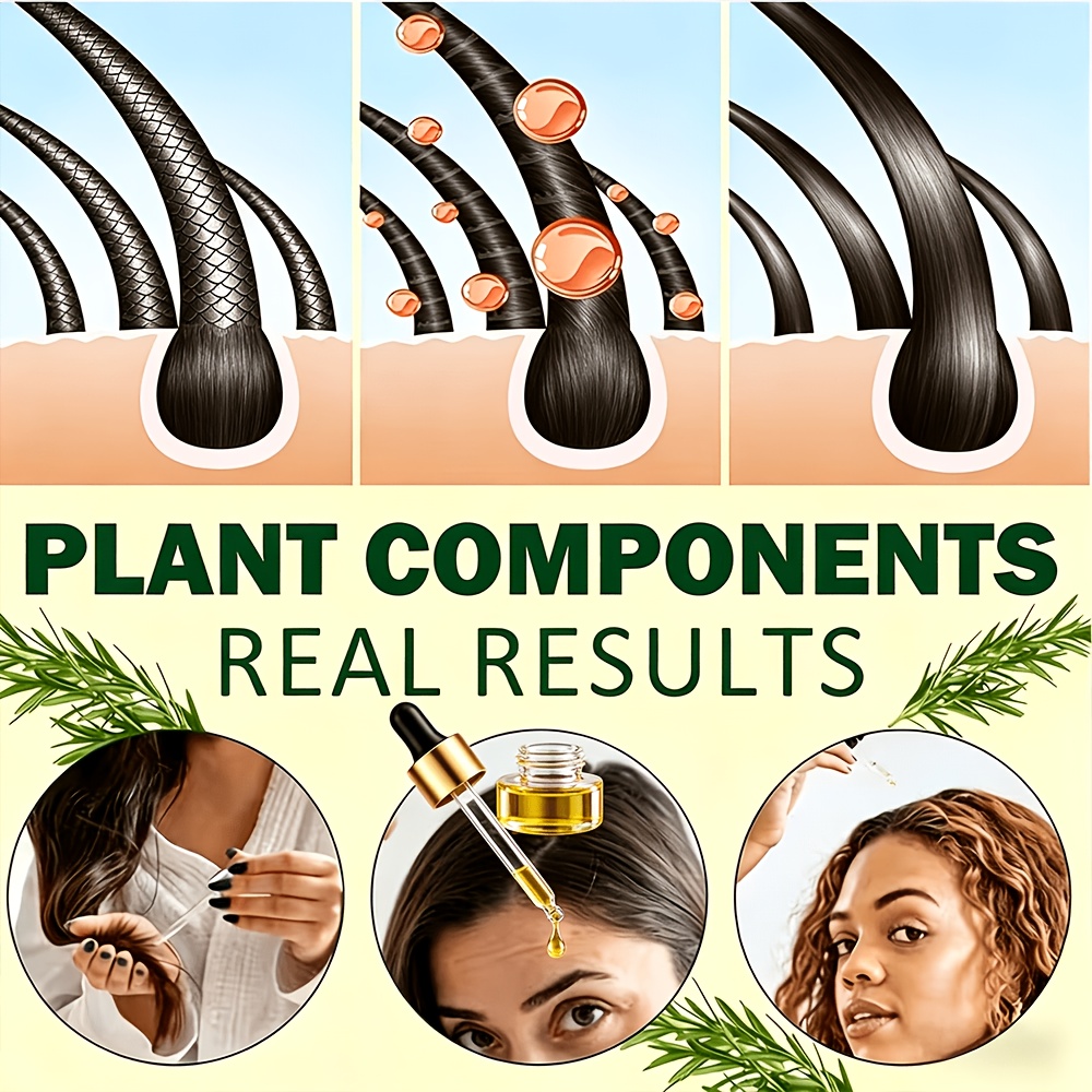 7 DAYS Strengthen Powerful Leave-In Hair Oil Contains Turmeric Ingredient. Just a Drop Loose Dandruff Flakes, Smooths And Lengthens Hair, Effectively Controls Frizz, Dryness And Split Ends. Leaving Hair Bouncy And Elastic. Dry Hair - Image 7