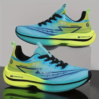 Full Palm Carbon Plate Running Shoes Shock-Absorbing Wear-Resistant Sneakers Lightweight Breathable Casual Fashion Shoes
