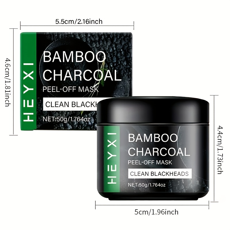Bamboo Charcoal Mask, Cleanses Skin, Refreshes and Controls Oil, Provides Hydration Without Tightness, Easy to Use, Leaves Skin Cleaner, Hypoallergenic and Non-irritating Formula with Natural Ingredients, Suitable for All Skin Types - Image 8