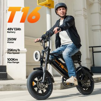 This Electric Bicycle Features 40.64*7.62cm All-Terrain Tires And a Complete Suspension System. It Is Equipped with a 48V 13Ah Battery That Offers a Range of 100 Kilometers, Driven by a 250W Motor. Additionally