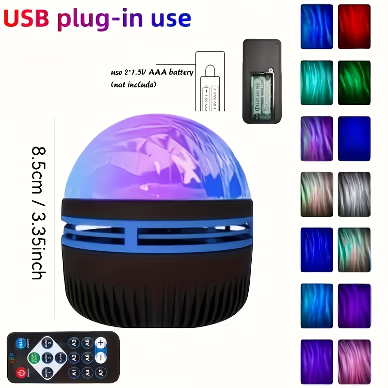 The Polaris Projector with a RemoteControl Features a Minimalist Design,Powered by USB, And Is Suitable ForCreating a Relaxing Atmosphere InOffices Or Homes with Its -Purple LEDLight. It Makes an Excellent Gift ForNational Day, Labor Day. - Image 9