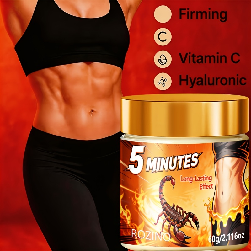 60g 3-Second Instant Firming Body Cream, Provides Instant Lifting and Tightening, Tones the Abdomen, Formulated with Natural Ingredients, Hypoallergenic, Deeply Moisturizes and Hydrates, Addresses Various Issues Such as Sagging Skin - Image 2