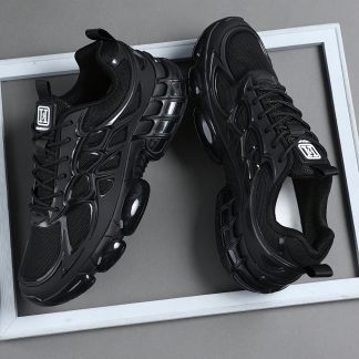 Men's Retro Low-Top Sneakers /Fabric Upper & Sole Lace-Up Sneakers - Round Toe Comfortable Cushioned Sole Suitable for, Gym, Casual Wear, - Versatile for -Terrain Traction (Daily Use &)