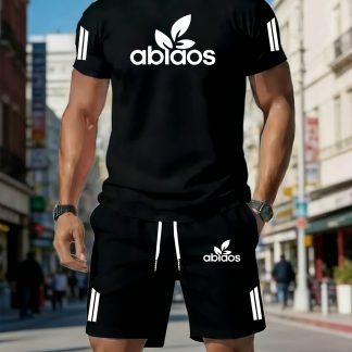 Light Luxury Texture Short-Sleeve Set for Men, New Summer Commuter Outfit