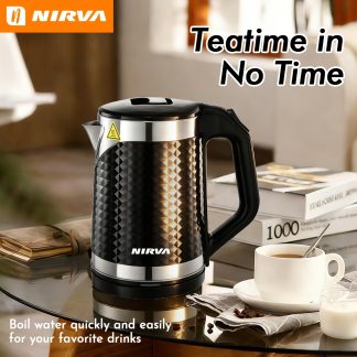 Electric Kettle, Large Capacity, Stainless Steel, Fast Boiling, Automatic Power-Off, Safe Heat-Resistant Handle, Suitable for Home And Office Use, Ideal for Making Tea And Coffee