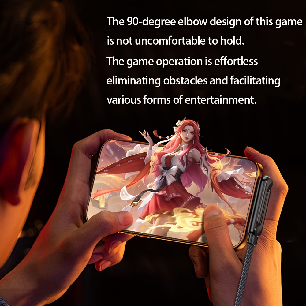 XNI 240W Foldable Phone Stand with Dual Type-C Super Fast Charging Cable, Angled Design for Hands-Free Use, Desktop Phone Holder, Compatible with Huawei, Xiaomi, Honor, and Laptops, Fast Charging Cable - Image 8
