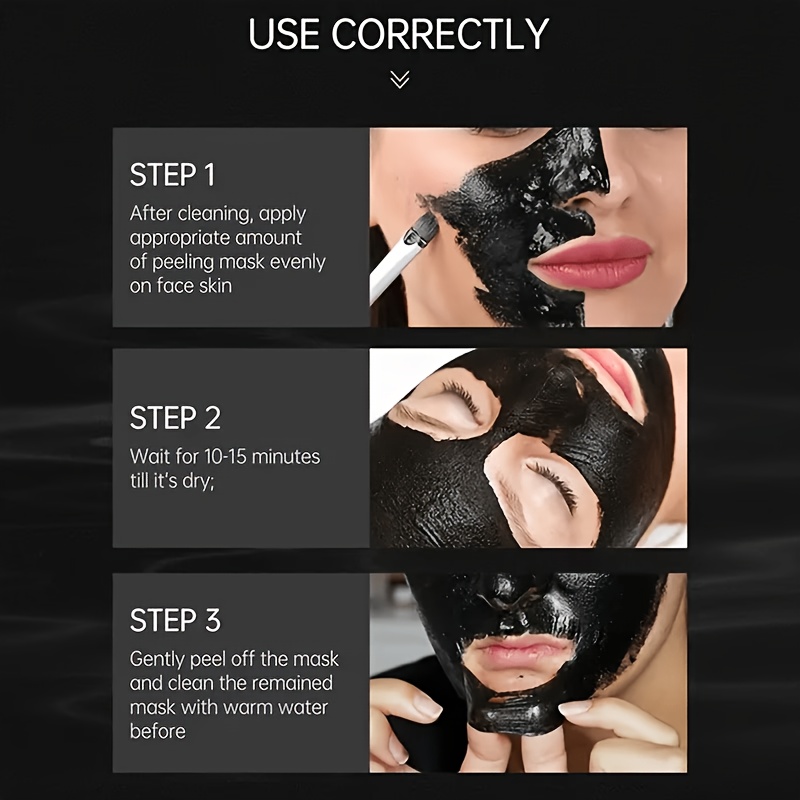 Bamboo Charcoal Mask, Cleanses Skin, Refreshes and Controls Oil, Provides Hydration Without Tightness, Easy to Use, Leaves Skin Cleaner, Hypoallergenic and Non-irritating Formula with Natural Ingredients, Suitable for All Skin Types - Image 10