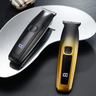 Professional Cordless Hair Clipper, Rechargeable Hair Trimmer with 4 Guide Combs, Long-Lasting Battery for Precision Haircuts, Travel Grooming Kit for Men and Women, Perfect Christmas Gift for Family