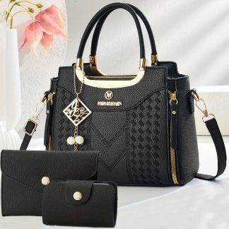 Women's Bag Set: Ladies' Small Handbag, Holiday Gift Bag, Crossbody Bag, Tote Bag, Printed, Commuting, Quilted, Niche Design with a Premium Feel, Fashionable, New Arrival, Multi-Piece Set, Casual Bag Suitable for Various Daily Occasions Like Outings