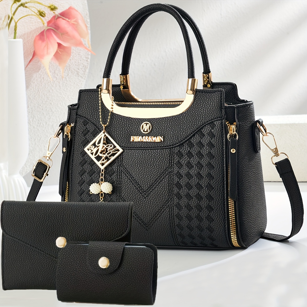 Women's Bag Set: Ladies' Small Handbag, Holiday Gift Bag, Crossbody Bag, Tote Bag, Printed, Commuting, Quilted, Niche Design with a Premium Feel, Fashionable, New Arrival, Multi-Piece Set, Casual Bag Suitable for Various Daily Occasions Like Outings