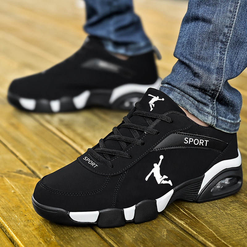 New Fashionable Sports & Casual Shoes, Versatile, Wear-Resistant, Anti-Slip, Air Cushion Shock Absorption, Breathable, Odor-Resistant, for Teen Students and Men, Travel Shoes - Image 2