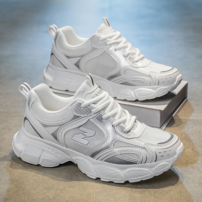Men'S Casual Athletic Shoes, Sporty Lace-Up Low-Top Shoes, Mesh And PU Material, Suitable for Everyday Men'S Wear, Outdoor Activities, Hiking, Skateboarding, Camping, And Other Occasions. Men'S Outdoor Trail Running Shoes