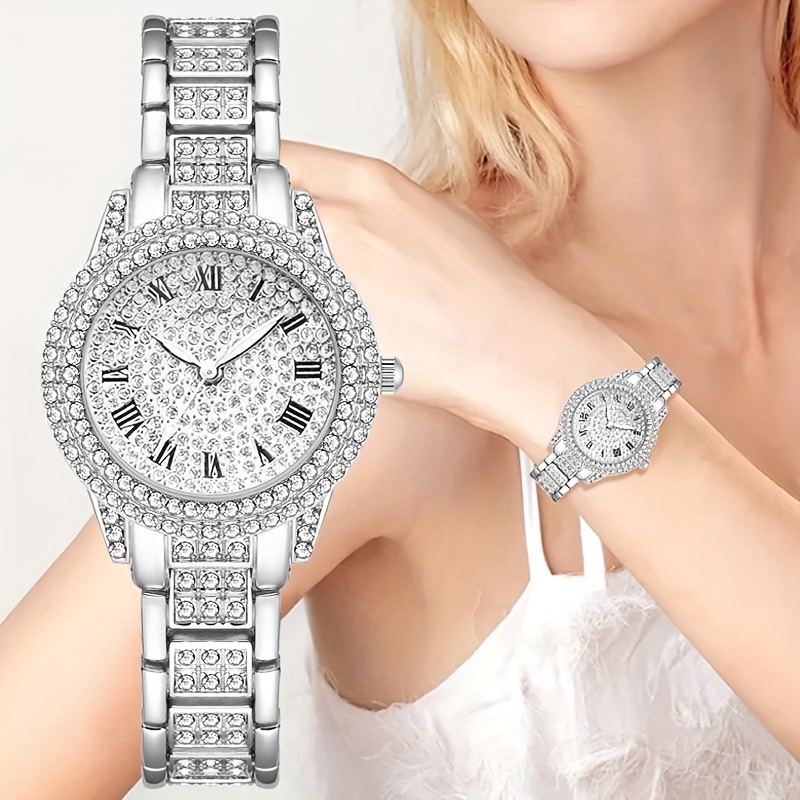 6pcs Luxury Versatile Women's Quartz Watch + Elegant Jewelry Set - Image 7