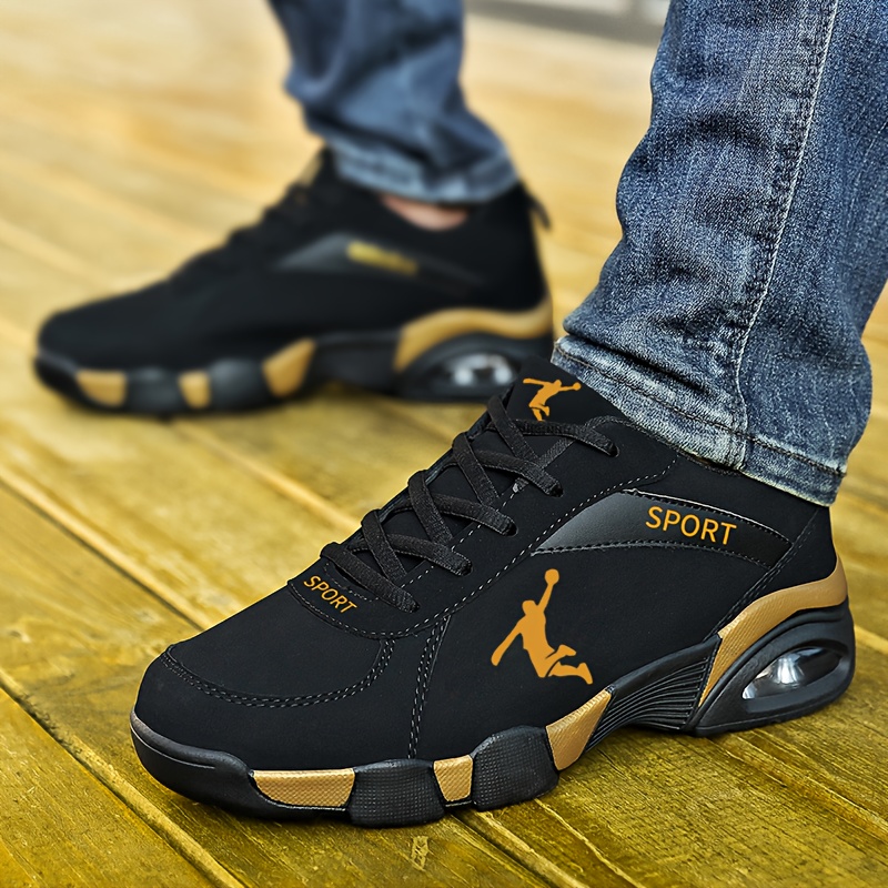 New Fashionable Sports & Casual Shoes, Versatile, Wear-Resistant, Anti-Slip, Air Cushion Shock Absorption, Breathable, Odor-Resistant, for Teen Students and Men, Travel Shoes - Image 3