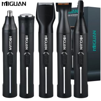 5-In-1 Professional Grooming Set, USB Rechargeable Trimmer for Nose And Ear Hair, Beard And Eyebrow Shaver, Body Hair Clipper, Men'S Personal Care Equipment - The Perfect Gift for Him