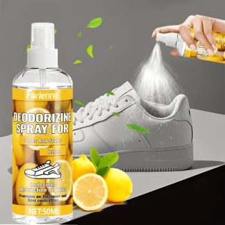 [Instant Odor Elimination] Lemon Shoe Deodorizing Spray – Hypoallergenic Odor Control Formula with a Refreshing Texture, Quickly Eliminates Odors and Provides Long-Lasting Freshness, Suitable for Stubborn Odors in Shoes and Socks