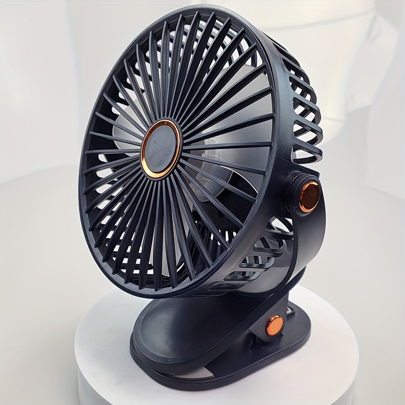 Summer USB Charging Portable Fan, Can Be Clipped, Stood, Or Hung, 4 Colors Optional, 5 Wind Speed Levels Adjustable, Multi-Angle Adjustable, Comfortable Cooling, Detachable And Washable, Suitable for Home, Office, Outdoor, Dormitory, Gift Giving - Image 7