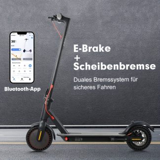 Adult Electric Scooter, 21.59Cm Tires, 20KM/H, 350W Motor, 25-30 KM Range, Folding E-Scooter with App, Electric Scooter for Women, Fast Electric Scooter
