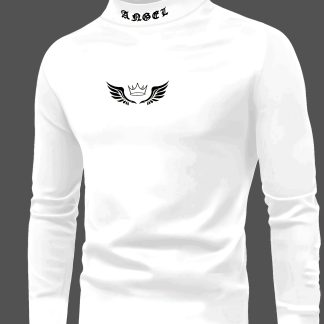 A Long-Sleeve T-Shirt for Young People, Suitable for Spring, Summer, And Autumn, Featuring Solid Colors And Prints. Ideal for Campus, Casual Outings, Holidays, And Everyday Wear. Made of 100% Polyester, Machine Washable But Not Dry Cleanable.