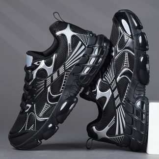 Men'S Casual Sports Shoes, Low-Top Lace-Up Sneakers, Comfortable Footwear