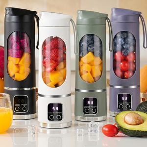 2026 Upgraded New Rechargeable Portable Blender And Handheld Juicer - Easy to Clean, Great for Smoothies, Milkshakes, And Fresh Fruit Drinks - 10.14 Oz to 16.91 Oz Capacity with Digital Display - Perfect for Home, Office, Travel Outdoors
