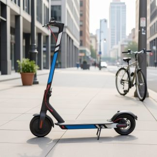 A Blue Label for The Footrest of The Xiaomi M365 Electric Scooter
