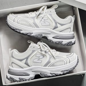 LOEIKAN 2026 New Men'S Badminton Shoes, Non-Slip Wear-Resistant Shock-Absorbing Sole, All-Season Breathable Mesh Comfortable Wrap Casual Sneakers, Training Fitness Dual-Use Shoes