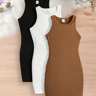 3pcs Set of Dresses for Middle And Large