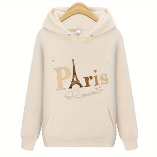 1pc French Paris Eiffel Tower Heat Transfer Sticker, Ironing Applique, for Clothes, T-Shirt Making, Pillow Decoration, Clothing Supplies And Decals
