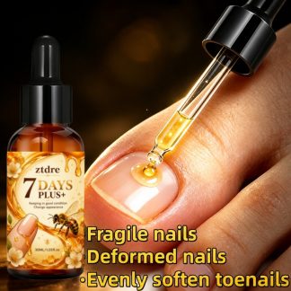 Super Strength 95% Bee Venom Intensive Toenail Liquid, Infused with Bee Venom and Ginger Extract, Provides 24-hour Continuous Care, Specially Designed for Thickened, Unevenly Colored, and Damaged Nails