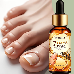 S-II&18 Ultra-Strength 95% Bee Venom Nail, Infused with Bee Venom and Ginger Juice, Provides 24-hour Continuous Care, Specially Designed for Thickened, Unevenly Colored, and Damaged Nails