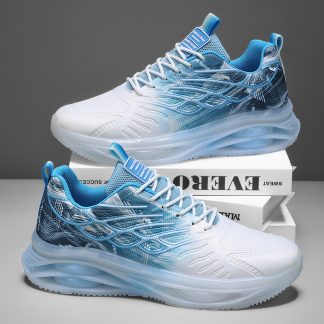 [Sneakers] Men'S Rugged Fabric Athletic Shoes, Men'S High-Elasticity PVC Casual Shoes, Breathable Flexible Fabric Upper, Lightweight Lace-Up Daily Shoes, Durable High-Value, Lace-Up Streetwear Casual Shoes