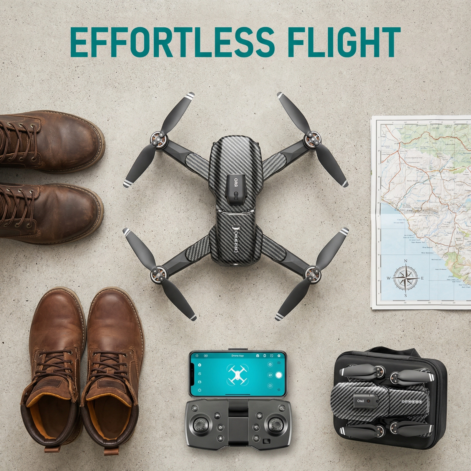 High-Performance Drone - 1080P HD Dual Lenses, Dual Batteries, Optical Flow Positioning, One-Key Takeoff, Automatic Hovering, Strong Wind Resistance, Intelligent Obstacle Avoidance, Designed Specifically for Outdoor Aerial Photography - Image 8